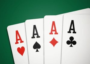 13237788 - cards - four aces